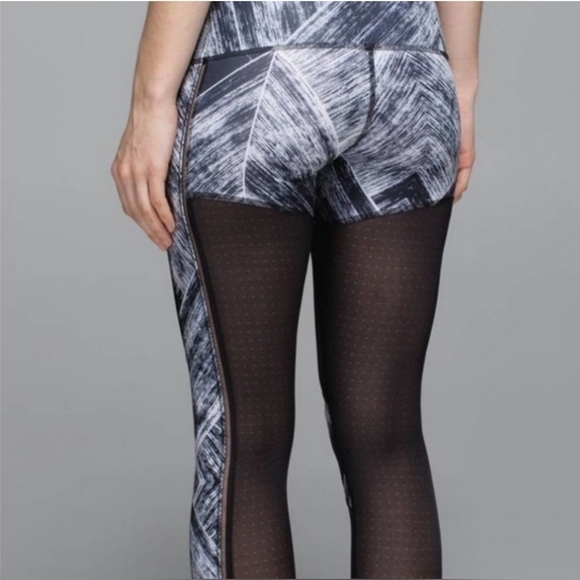 Lululemon hot to street pant sweat wicking mesh pull on leggings in heat wave 6 - Picture 3 of 12